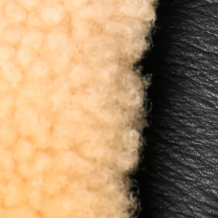MERINO MOUTON leather jacket brand