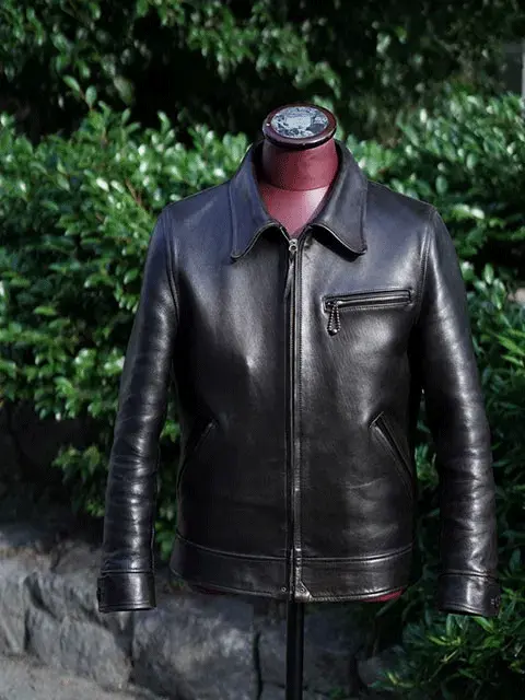 Lua  Y2 LEATHER Collaboration - Eco Horse Single Riders leather jacket brand
