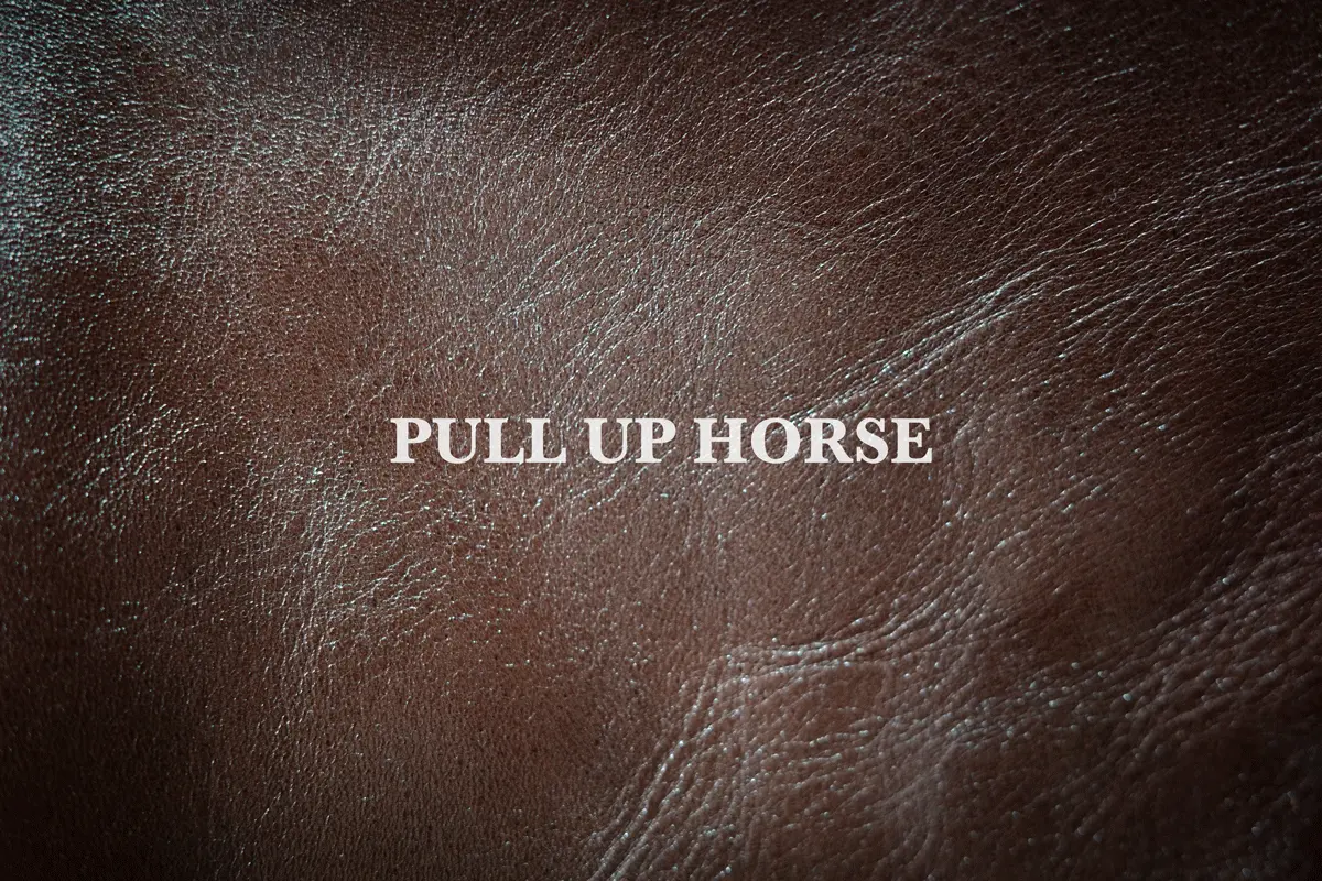 '24 新素材ご紹介 "PULL UP HORSE" レザージャケット 革ジャン