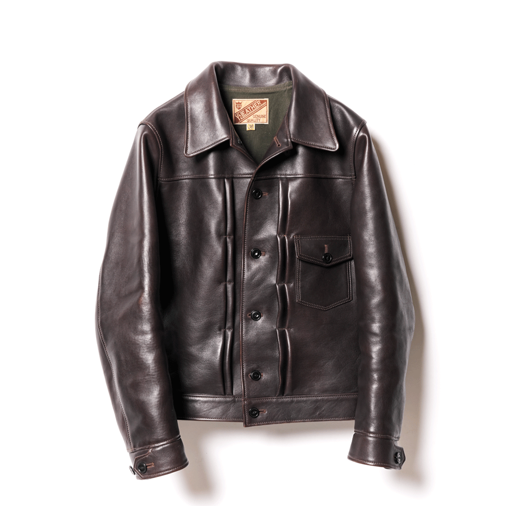 ECO HORSE /INDIGO HORSE 1ST TYPE LEATHER JACKET メンズ ウィメンズ レザージャケット 革ジャン