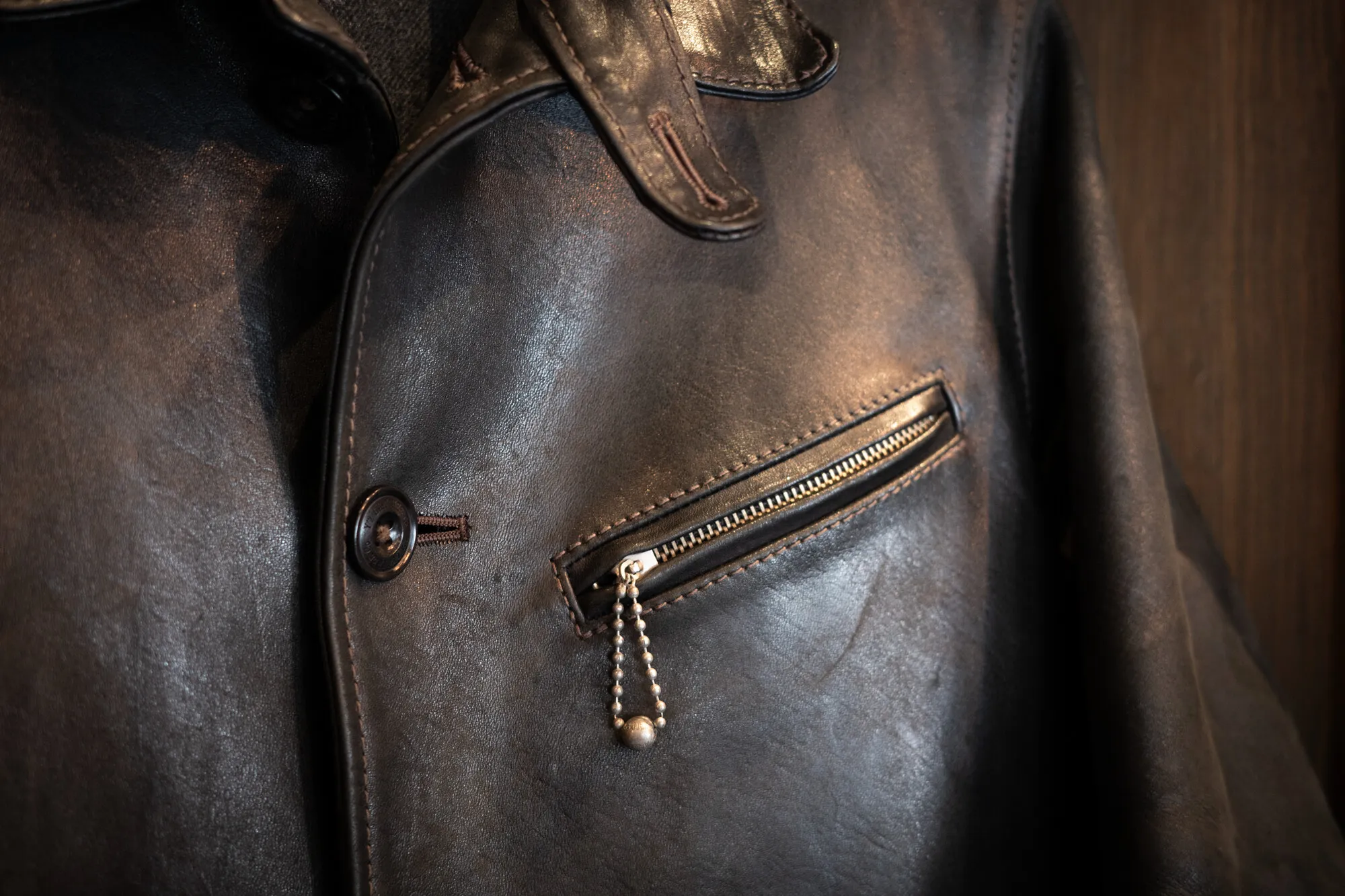 A Closer Look at Three of Y’2 Leather's Classic Designs  Part 3 of 3: The Car Coat 76 Series leather jacket brand