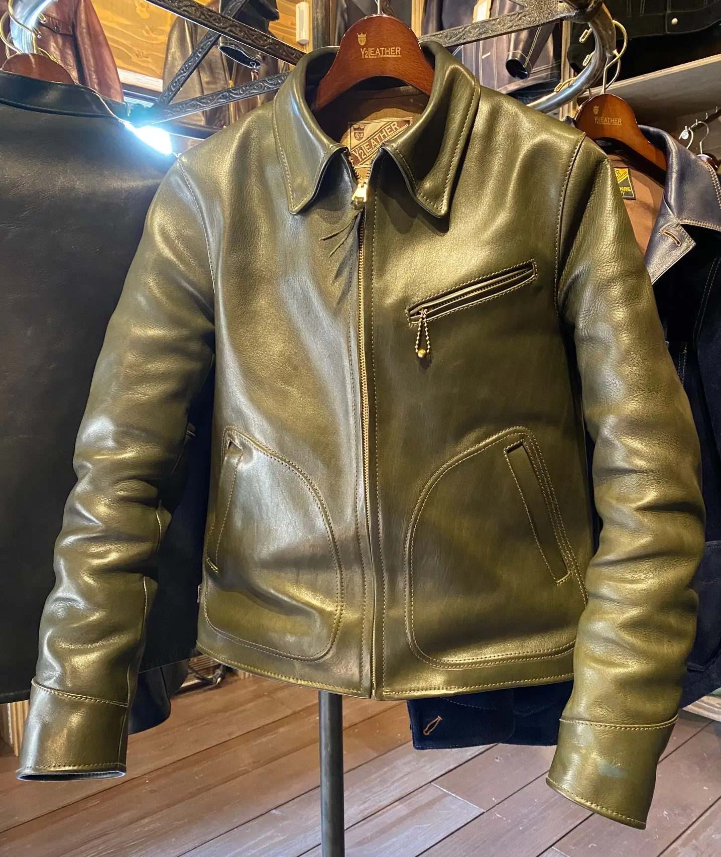  leather jacket brand