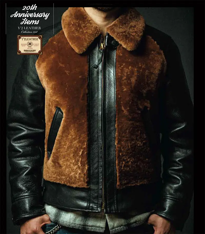 20th Anniversary Model leather jacket brand