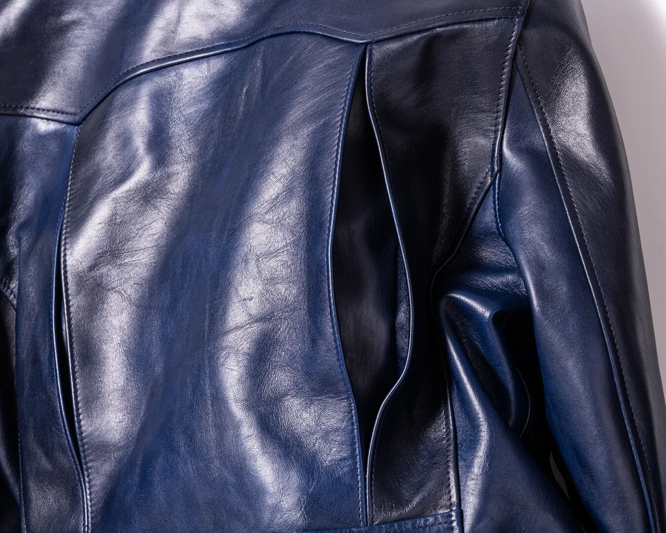 HAND DYED HORSE DOUBLE BREASTED JACKET メンズ ウィメンズ レザージャケット 革ジャン