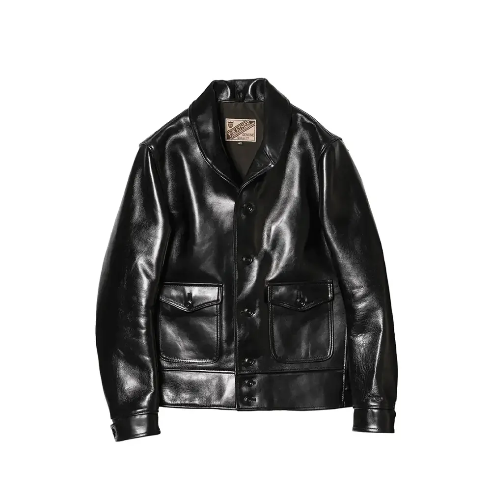 ANILINE HORSE COSSACK JACKET leather jacket brand