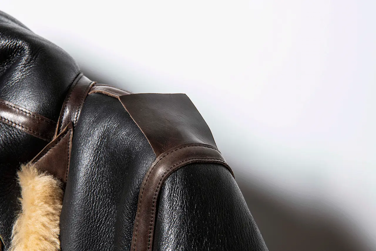 COLOMER MOUTON Type B-7 leather jacket brand