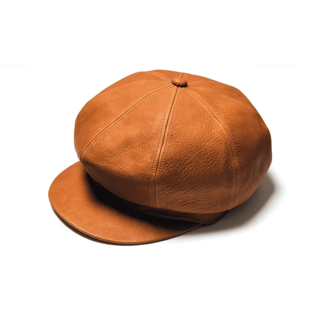 LEATHER CASQUETTE - DEER SKIN leather jacket brand