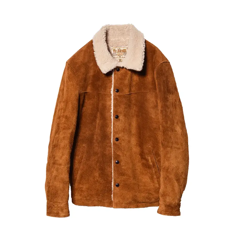 STEER ROUGHOUT RANCH COAT メンズ ウィメンズ レザージャケット 革ジャン