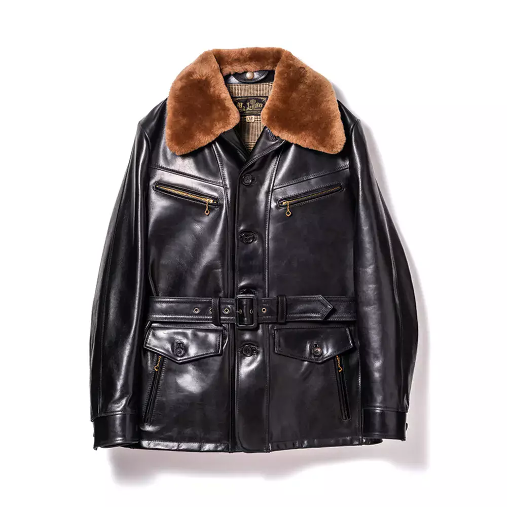 HAND OIL HORSE '30s BELTED GERMAN AVIATOR JACKET[ YK-02 ] | Y'2