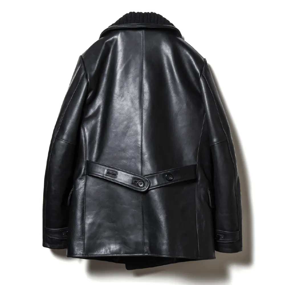 HAND OIL HORSE FRENCH DOUBLE BREASTED JACKET[ YK-03 ] | Y'2 LEATHER