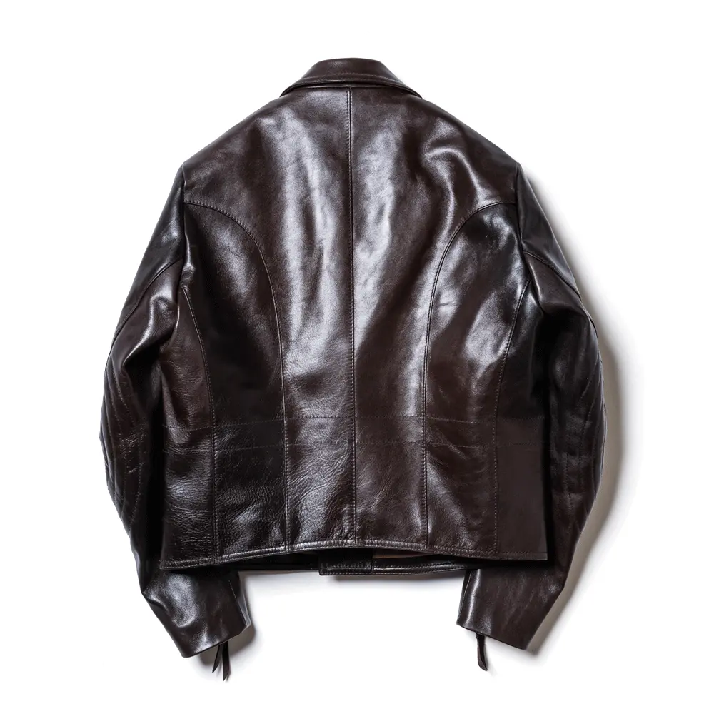 HAND DYED HORSE 40'S GERMAN STYLE AVIATOR JACKET leather jacket brand