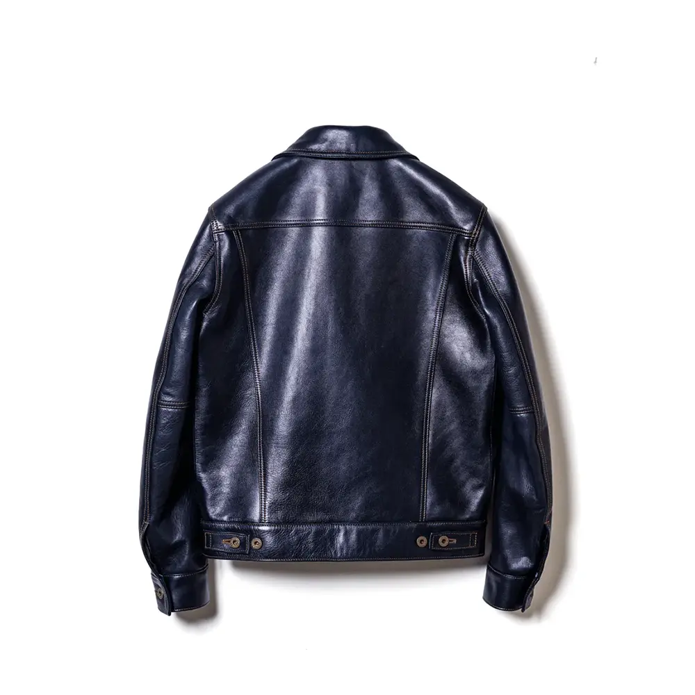 INDIGO HORSE 3RD TYPE JEAN JACKET leather jacket brand