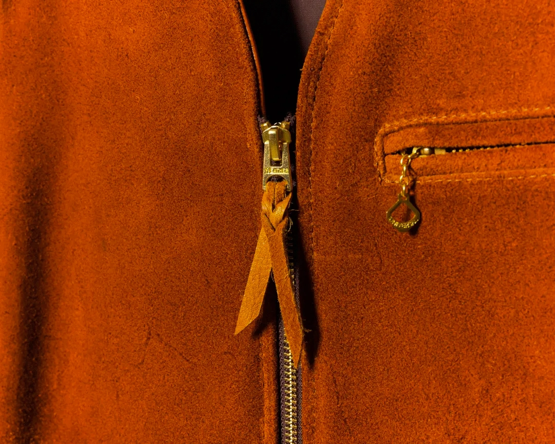 STEER ROUGHOUT ZIP VEST ~ Spring Edition ~ メンズ ウィメンズ レザージャケット 革ジャン