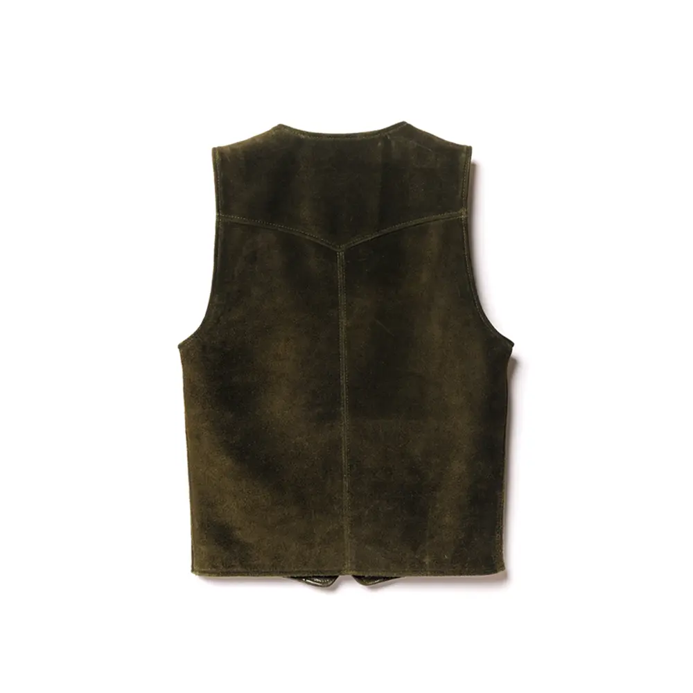 STEER ROUGHOUT VEST ~ Spring Edition ~ メンズ ウィメンズ レザージャケット 革ジャン