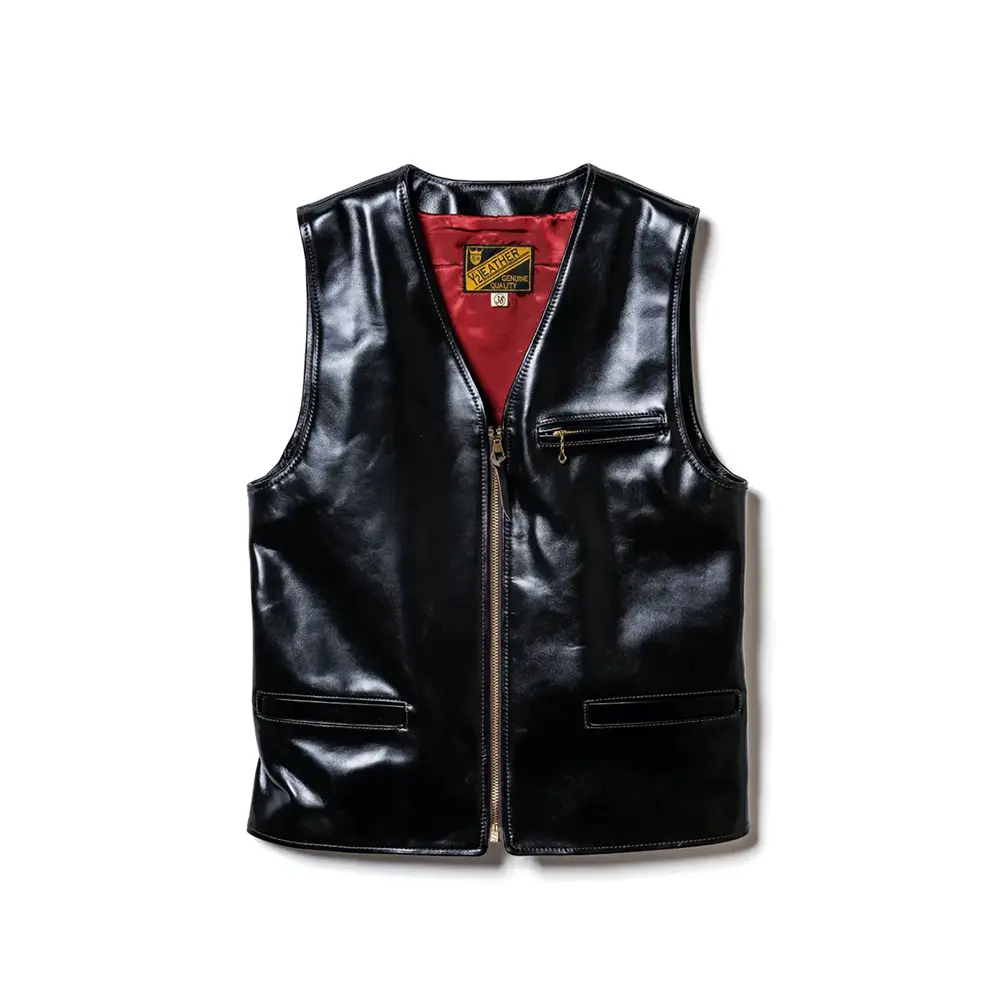 VINTAGE HORSE LIGHT ZIP VEST ~ Spring Edition ~ メンズ ウィメンズ レザージャケット 革ジャン