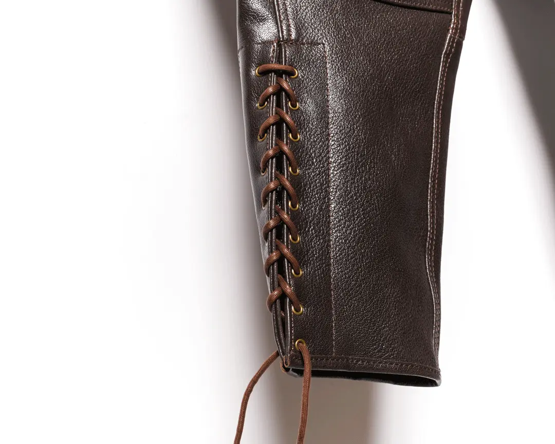 GOAT SKIN 40'S JODHPURS PANTS leather jacket brand
