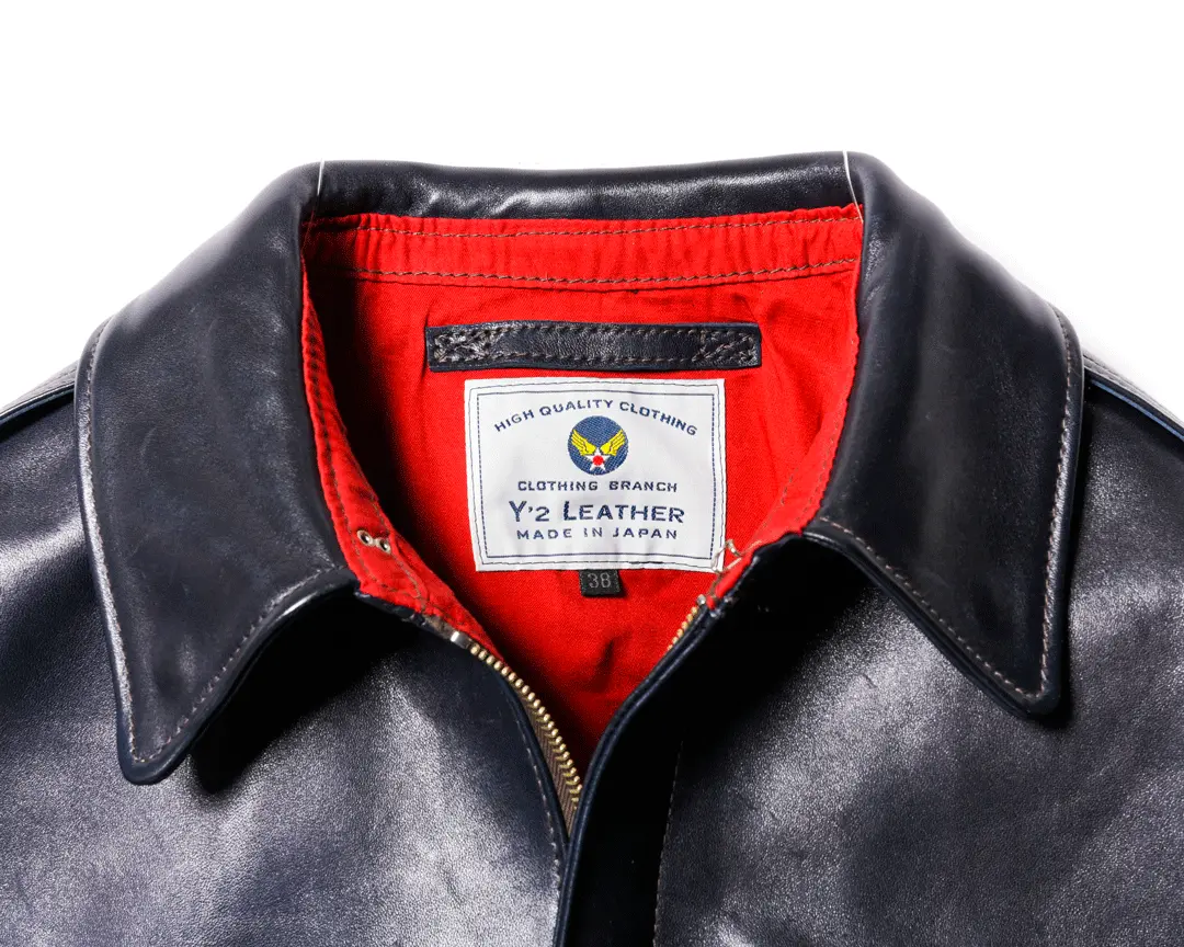 INDIGO HORSE Type A-2 leather jacket brand