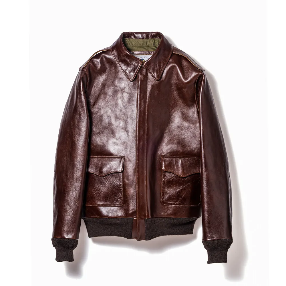 PULL UP HORSE Type A-2 メンズ ウィメンズ レザージャケット 革ジャン