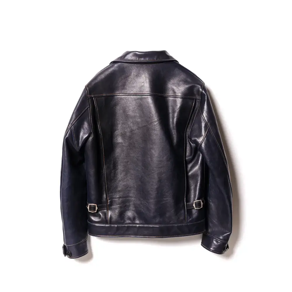 INDIGO HORSE 1ST TYPE LEATHER JACKET メンズ ウィメンズ レザージャケット 革ジャン