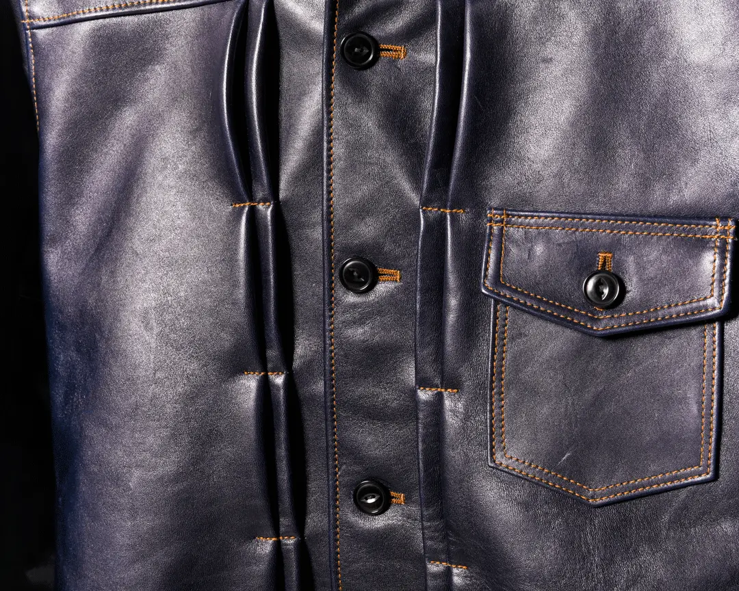 INDIGO HORSE 1ST TYPE LEATHER JACKET leather jacket brand