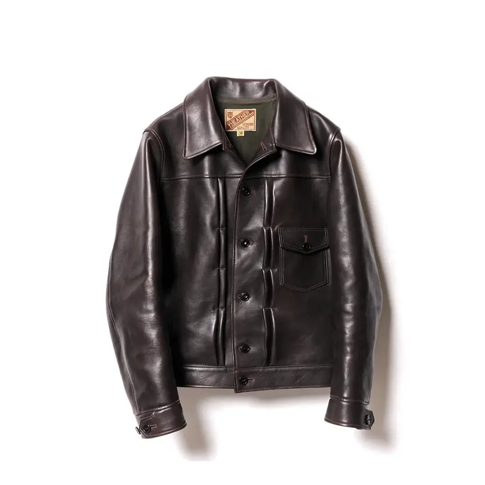 ECO HORSE TEA-CORE 1ST TYPE LEATHER JACKET メンズ ウィメンズ レザージャケット 革ジャン