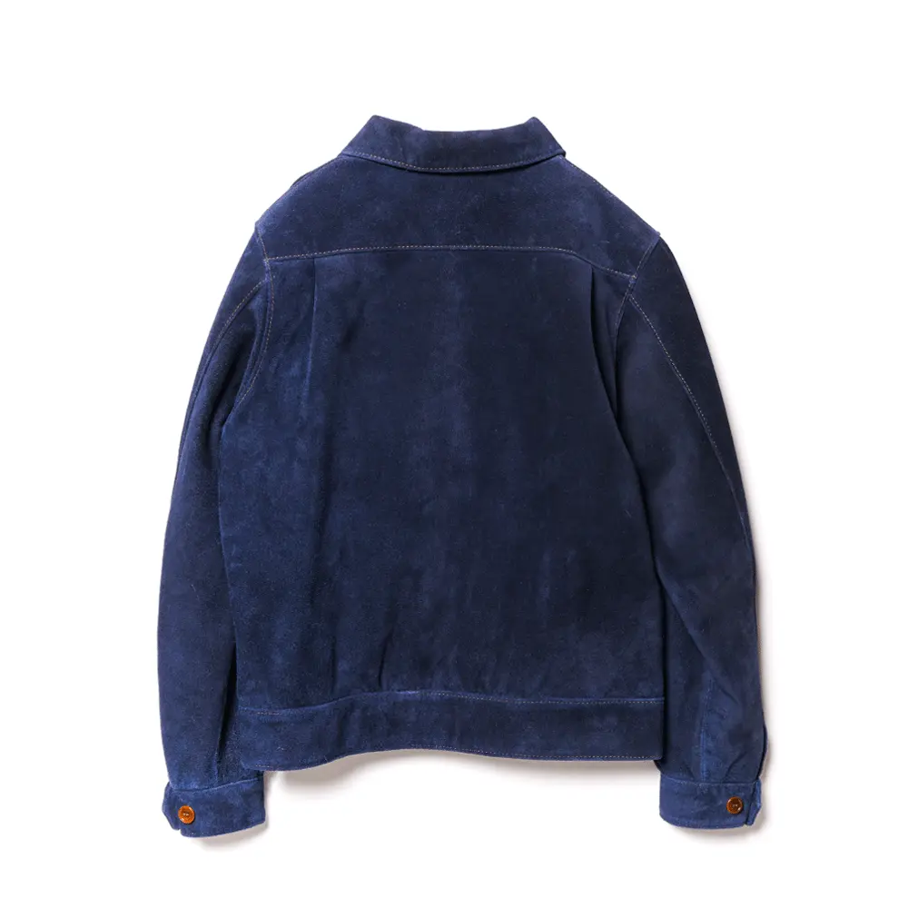 STEER SUEDE 30'S STYLE FRENCH CYCLE SHORT JACKET レザージャケット 革ジャン