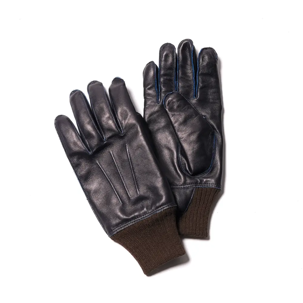 A-10 GLOVES - INDIGO HORSE leather jacket brand