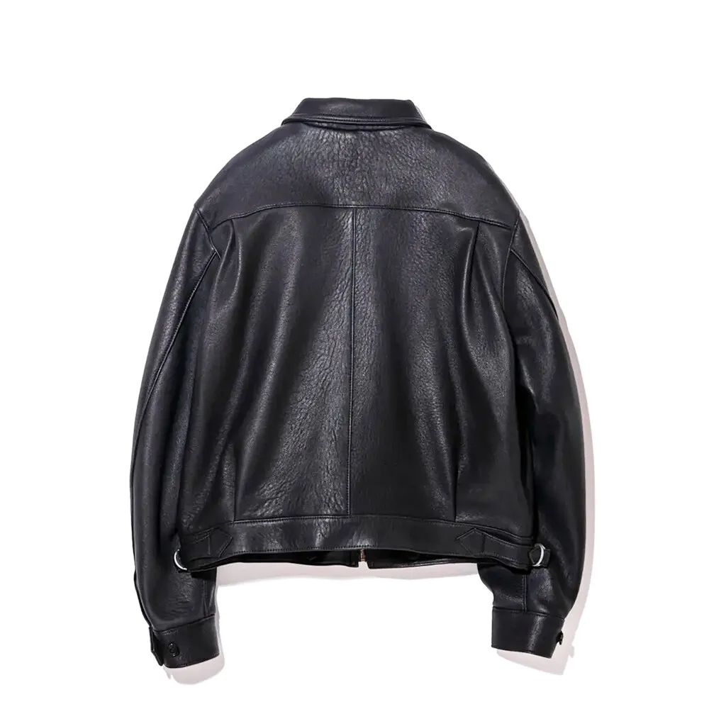 SHEEP SKIN FRENCH CYCLIST JACKET leather jacket brand