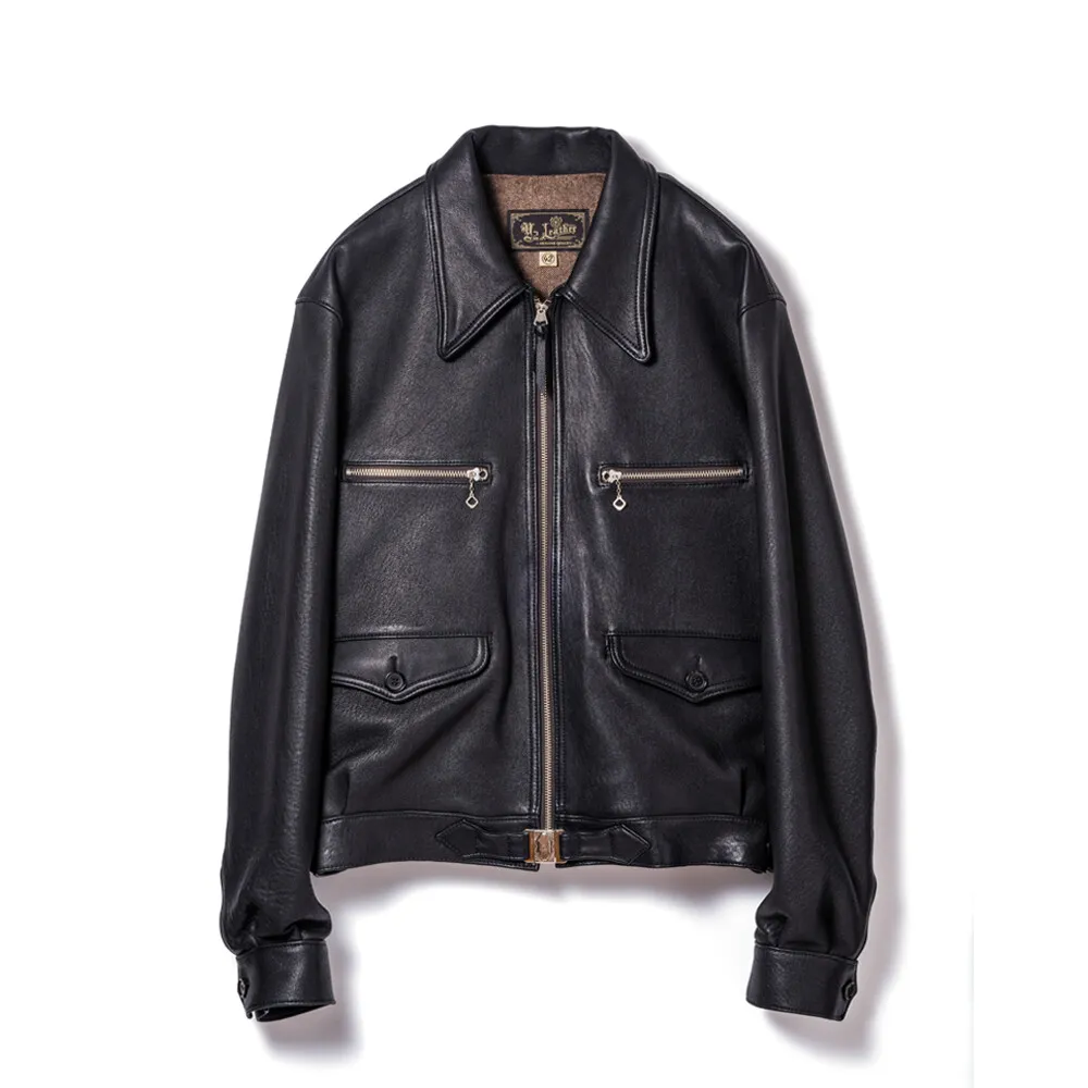 SHEEP SKIN FRENCH CYCLIST JACKET メンズ ウィメンズ レザージャケット 革ジャン