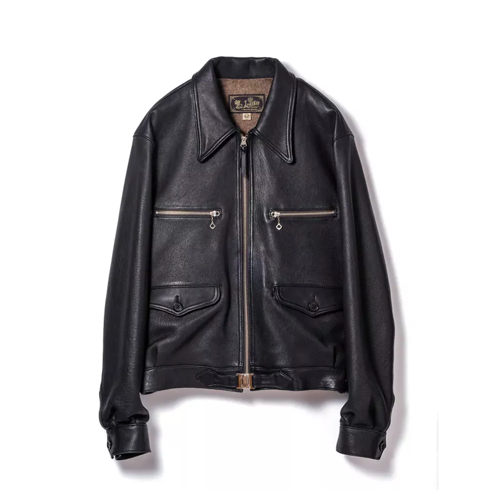 SHEEP SKIN FRENCH CYCLIST JACKET メンズ ウィメンズ レザージャケット 革ジャン