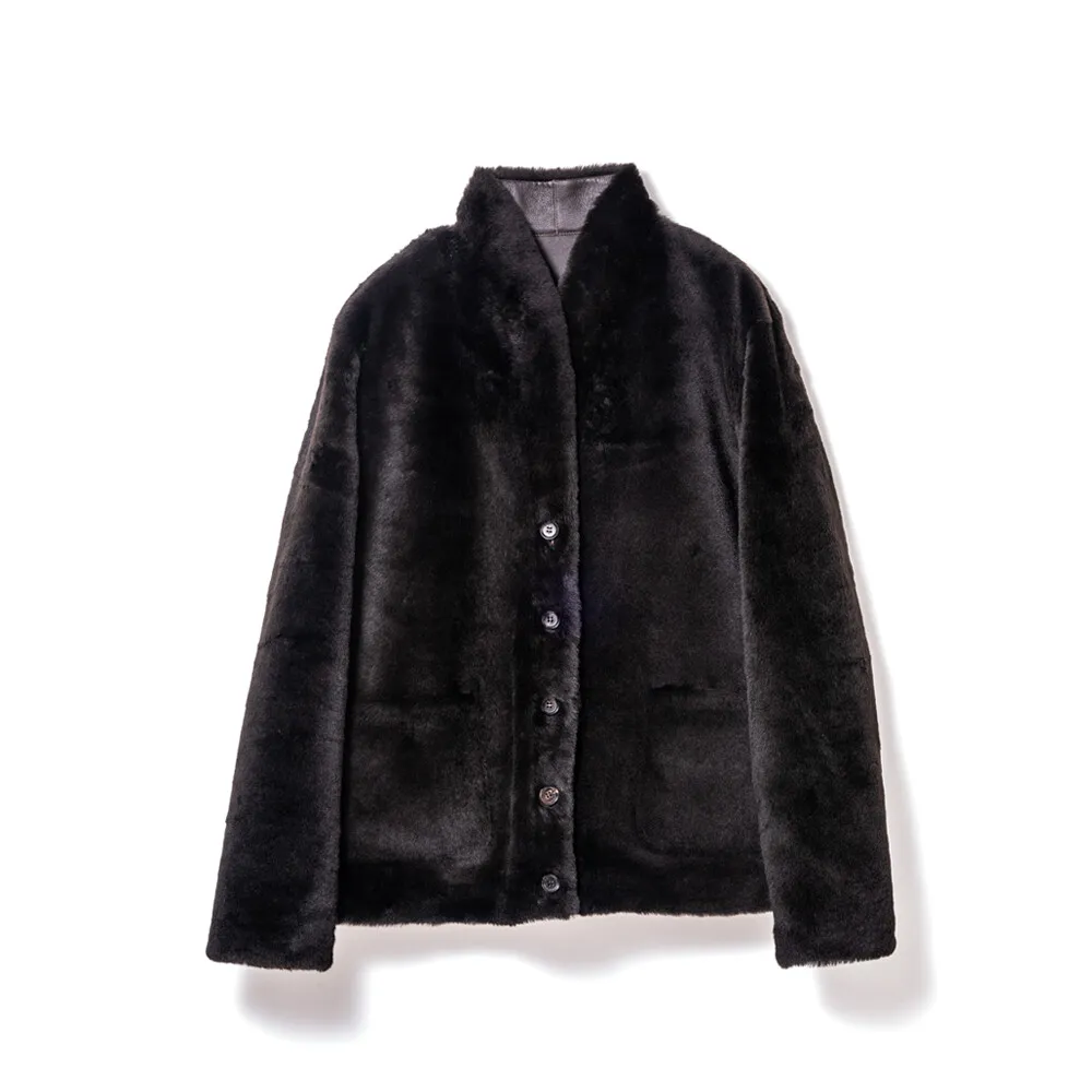 MERINO MOUTON REVERSIBLE JACKET メンズ ウィメンズ レザージャケット 革ジャン