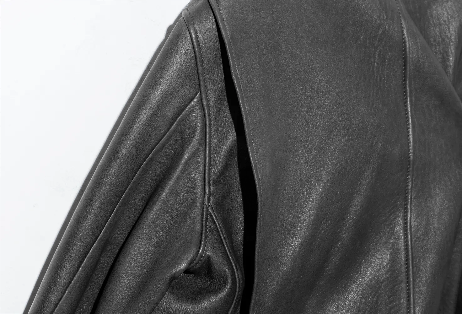 SHEEP SKIN COLLARLESS JACKET leather jacket brand