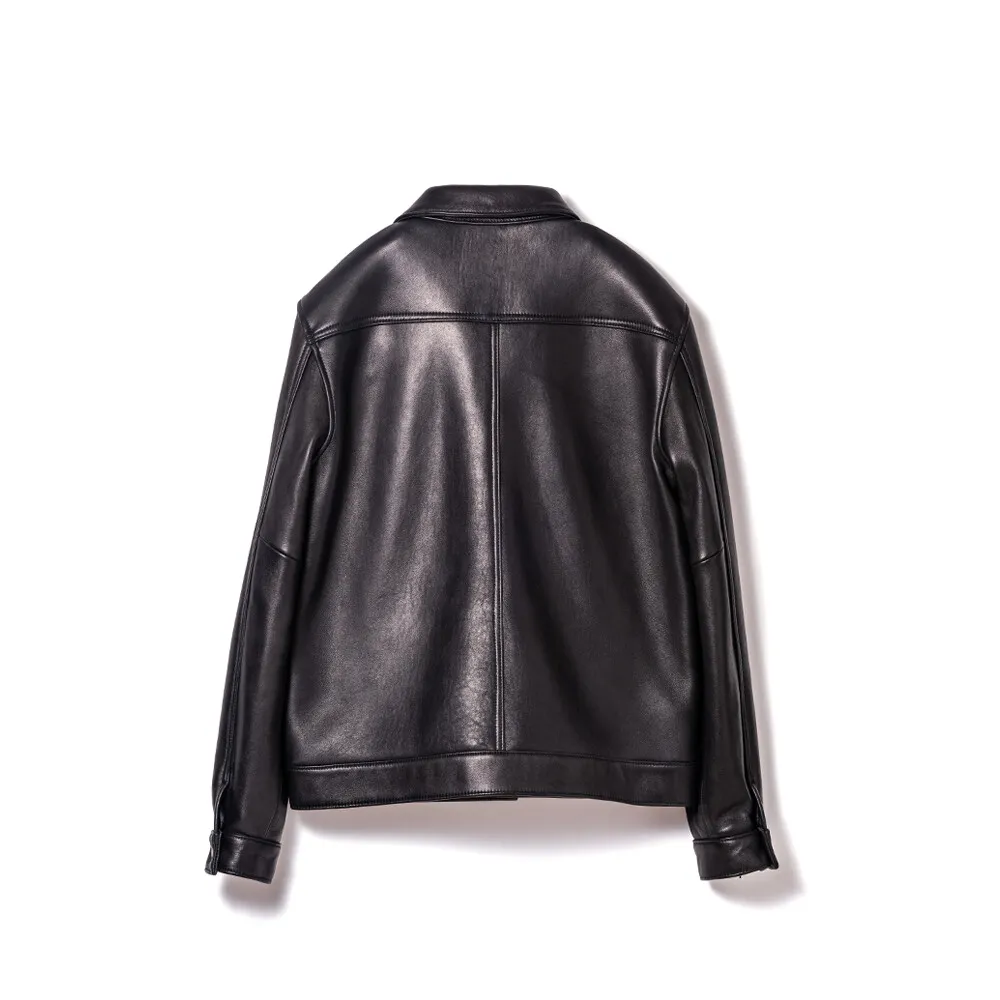 SHEEP SKIN TYPE I JEAN JACKET leather jacket brand