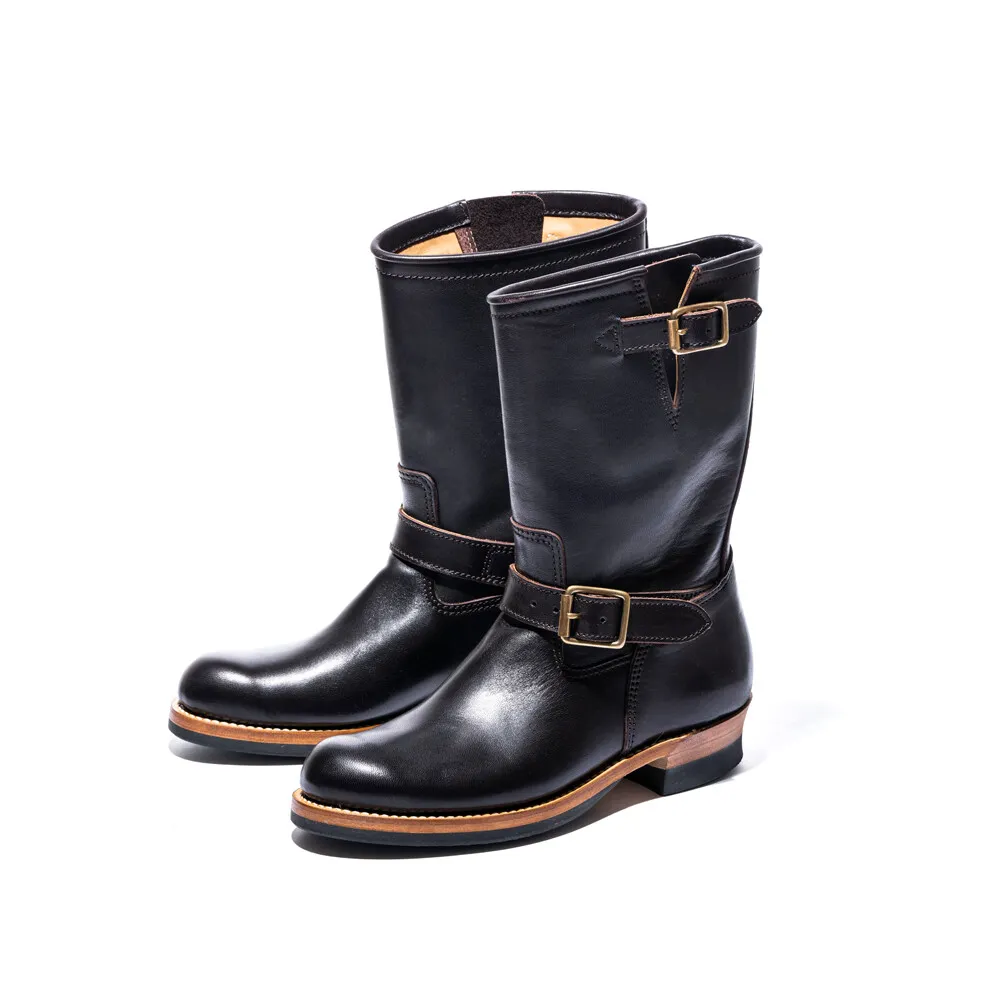ECO HORSE TEA-CORE ENGINEER BOOTS メンズ ウィメンズ レザージャケット 革ジャン