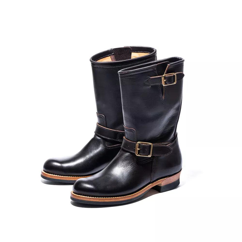 ECO HORSE TEA-CORE ENGINEER BOOTS メンズ ウィメンズ レザージャケット 革ジャン