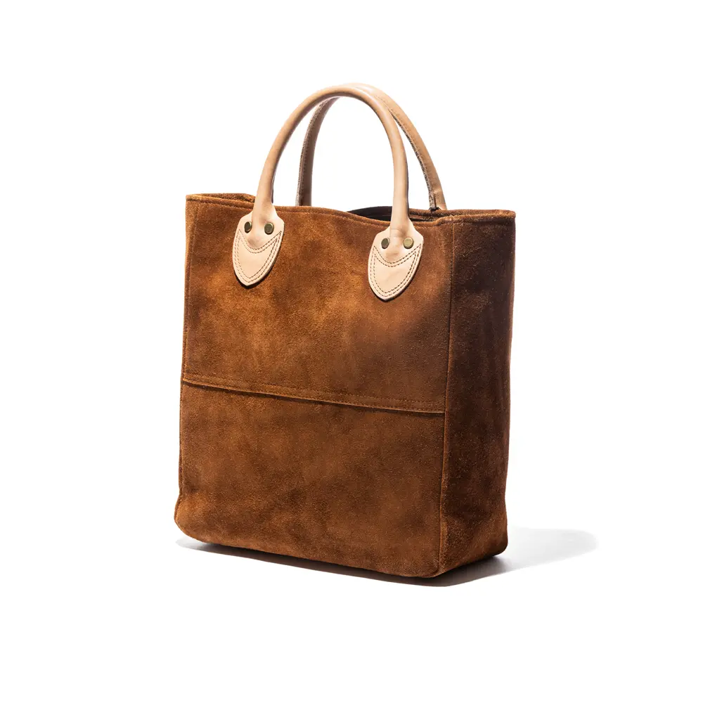 STEER ROUGHOUT × HORSE HIDE TOTE BAG leather jacket brand