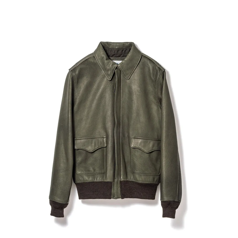 DEER SKIN Type A-2 ~ Spring Edition ~ leather jacket brand