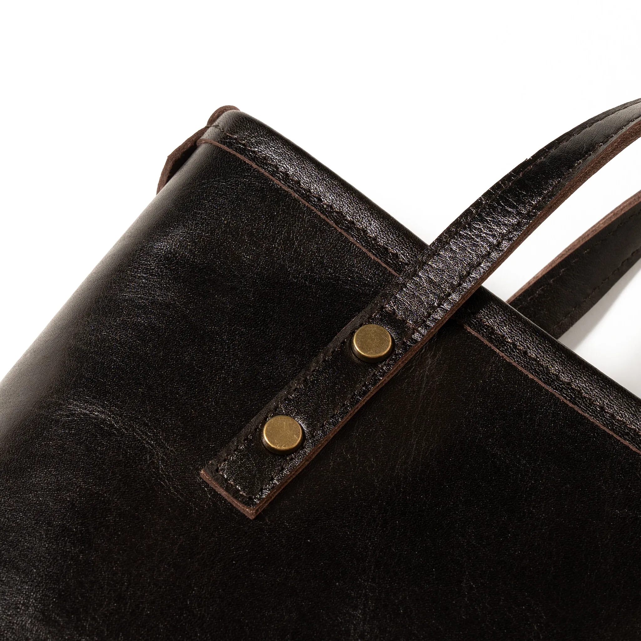 ANILINE STEER MINI TOTE BAG leather jacket brand