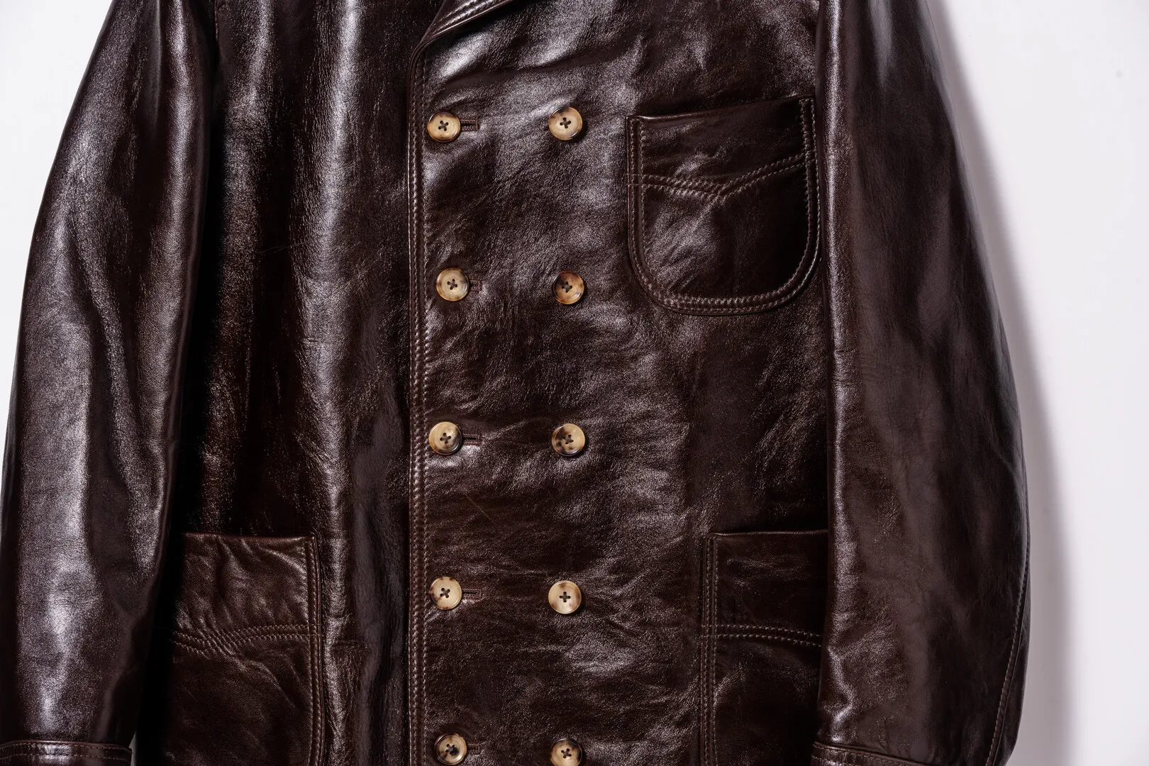 ANILINE HORSE SICILIAN JACKET メンズ ウィメンズ レザージャケット 革ジャン