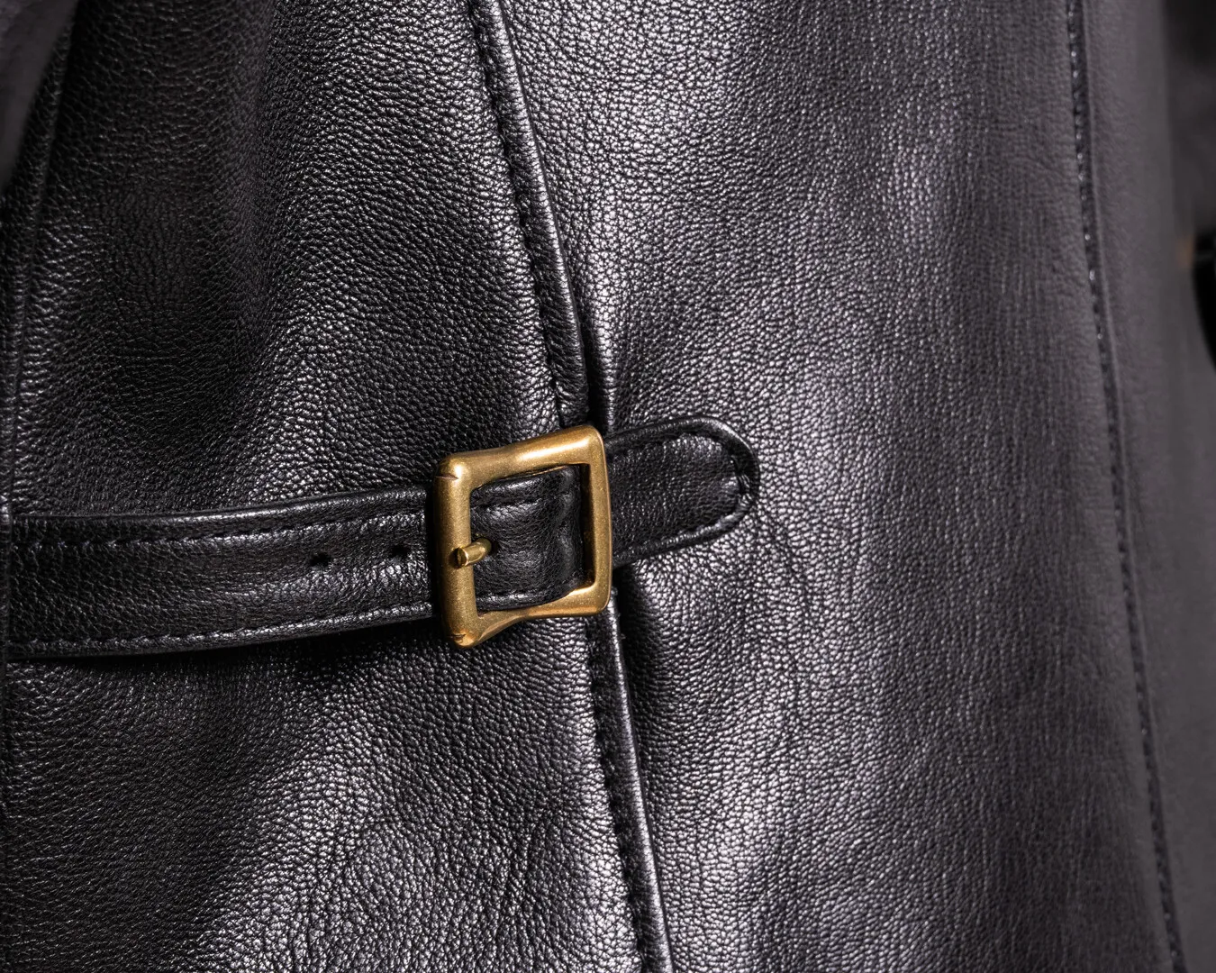 GOAT SKIN SINGLE BREASTED MOTORCYCLE JACKET メンズ ウィメンズ レザージャケット 革ジャン