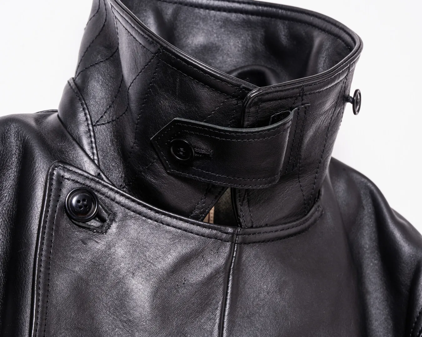 IRON TANNED HORSE AVIATIOR COAT leather jacket brand