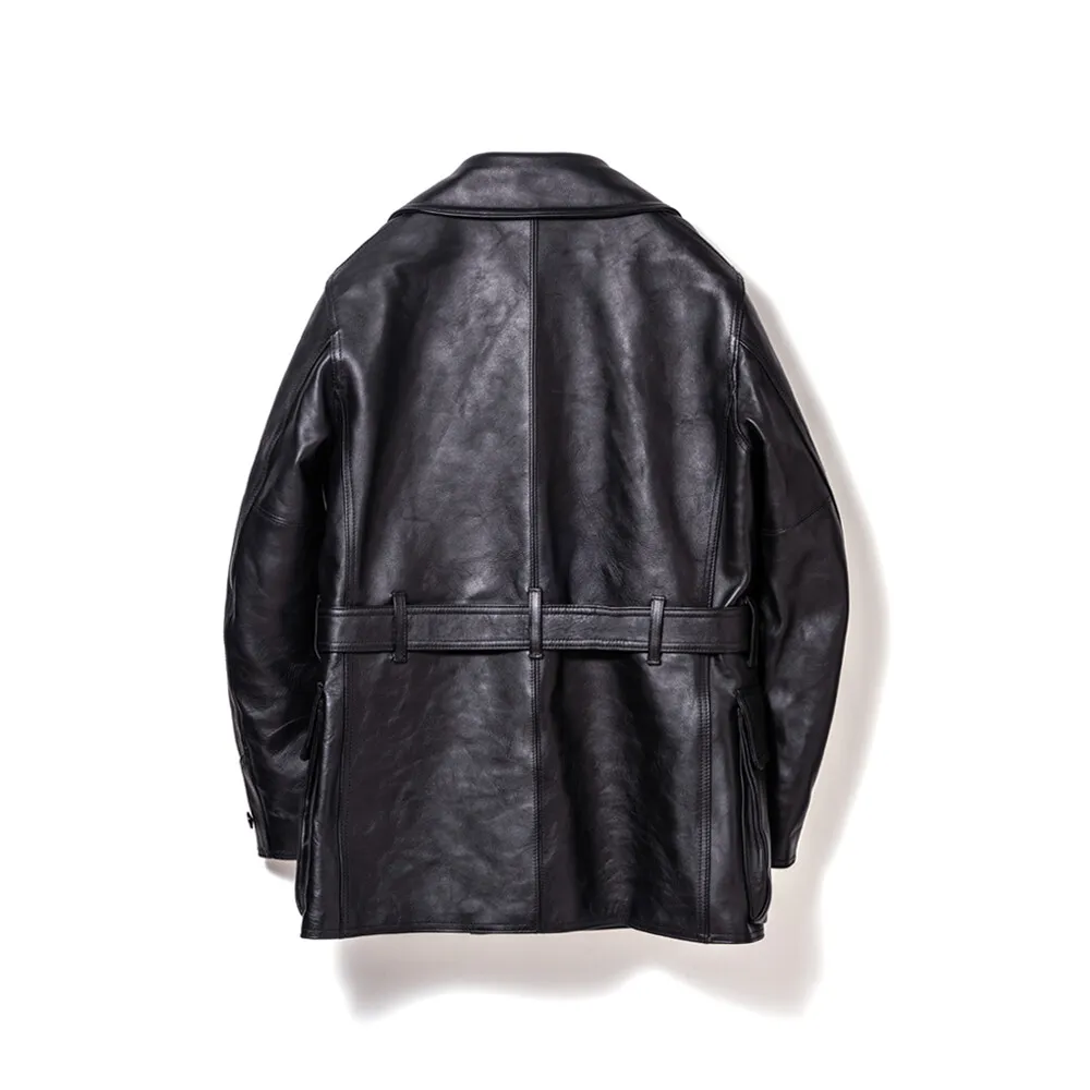 IRON TANNED HORSE AVIATIOR COAT leather jacket brand