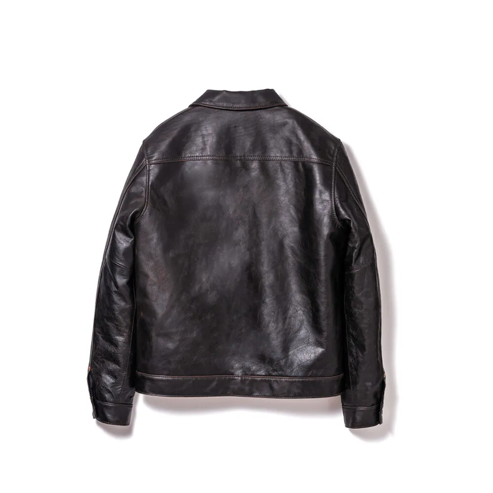 FADED HORSE WWII JEAN JACKET メンズ ウィメンズ レザージャケット 革ジャン