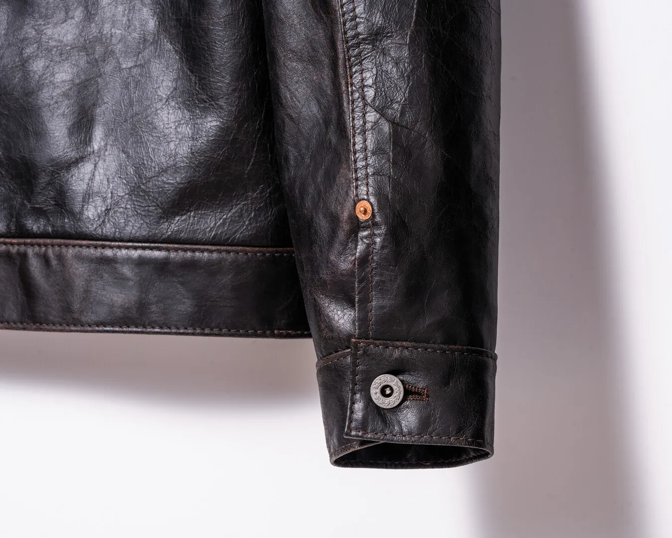 FADED HORSE WWII JEAN JACKET メンズ ウィメンズ レザージャケット 革ジャン