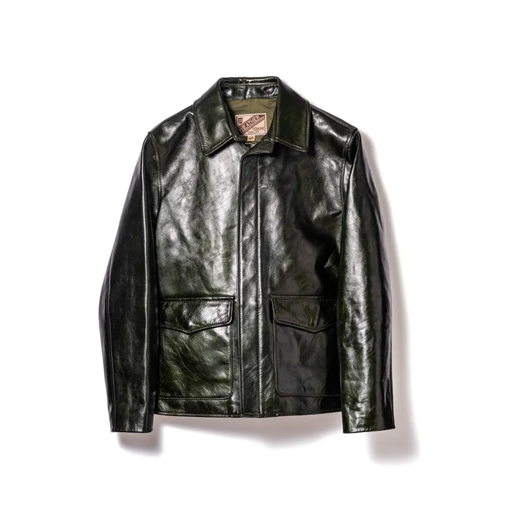 OIL WAX HORSE ARCHAEOLOGIST JACKET メンズ ウィメンズ レザージャケット 革ジャン