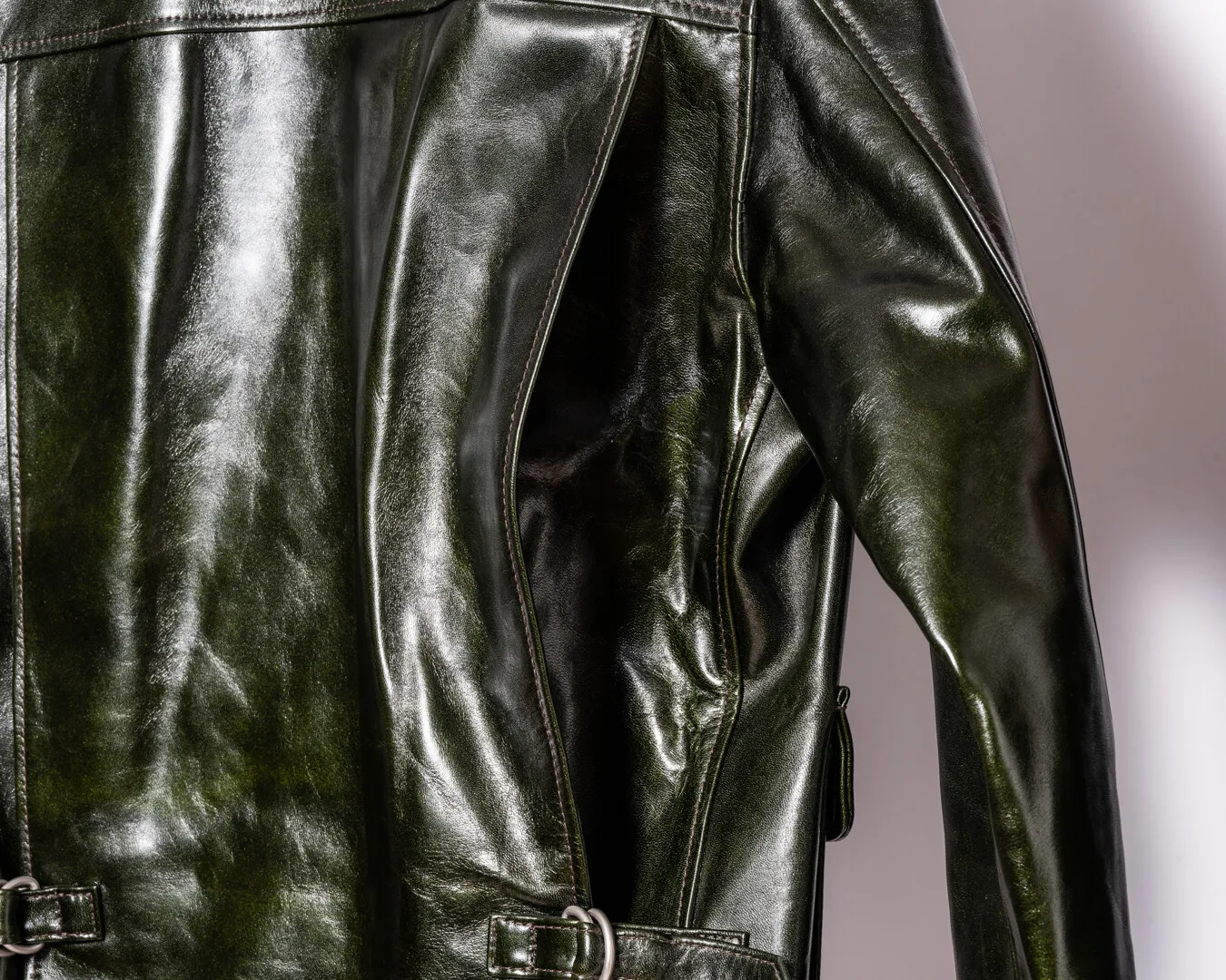 OIL WAX HORSE ARCHAEOLOGIST JACKET メンズ ウィメンズ レザージャケット 革ジャン