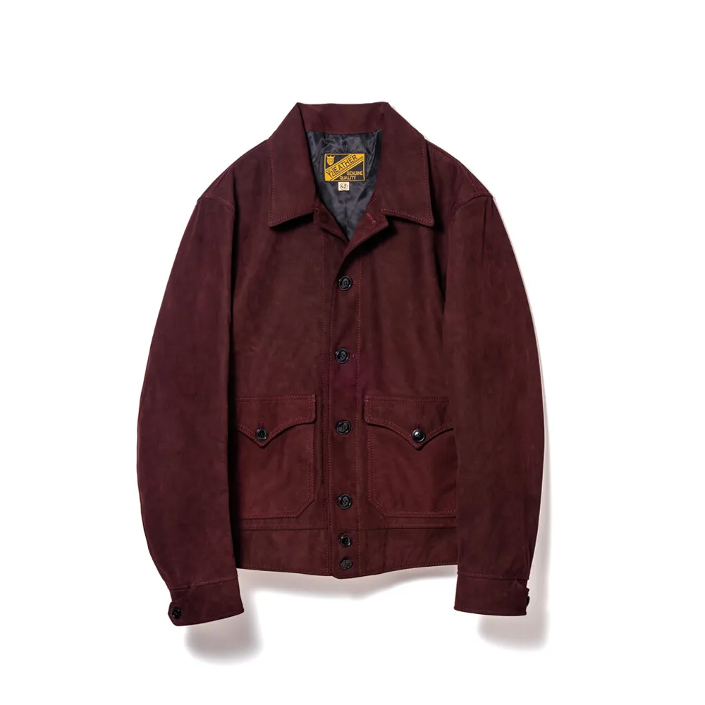 HORSE NUBUCK COSSACK JACKET leather jacket brand