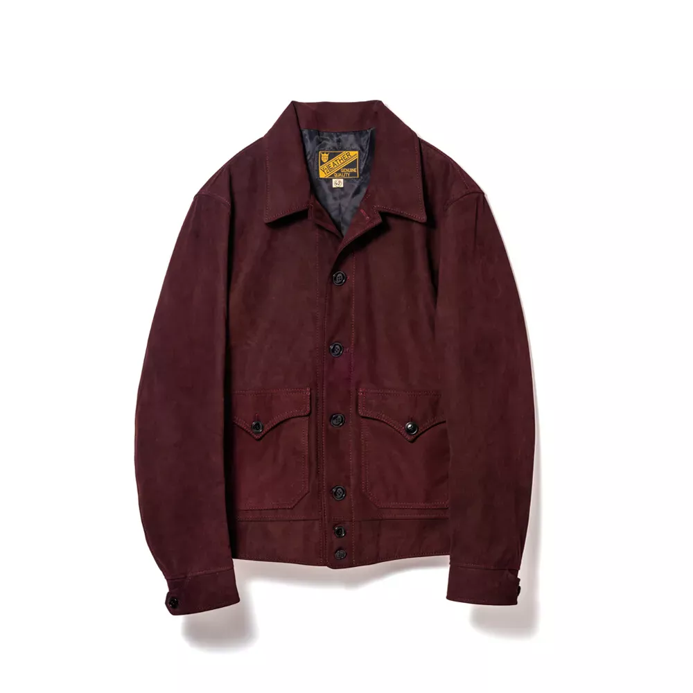 HORSE NUBUCK COSSACK JACKET leather jacket brand