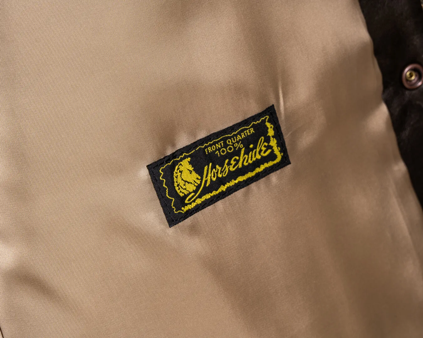 OIL SOFT HORSE LINER VEST leather jacket brand