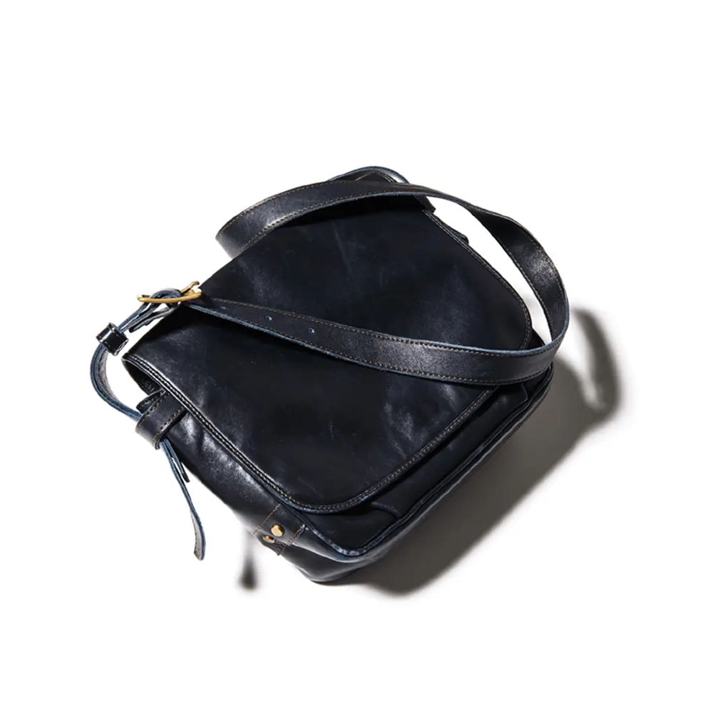 INDIGO HORSE SMALL MAIL BAG leather jacket brand